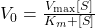 V_0 = \frac{V_{\text{max}}[S]}{K_m + [S]}