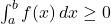 \int_{a}^{b} f(x) \, dx \geq 0