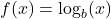 \[ f(x) = \log_b(x) \]