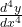 \frac{d^4 y}{dx^4}