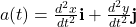 a(t) = \frac{d^2x}{dt^2} \mathbf{i} + \frac{d^2y}{dt^2} \mathbf{j}